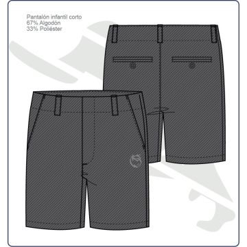 PANT UNIF CORTO INF